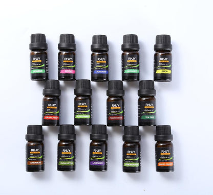 Aromatherapy Essential Oil Set – 14 reine Duftöle (je 10 ml)