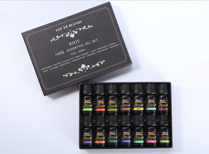 Aromatherapy Essential Oil Set – 14 reine Duftöle (je 10 ml)
