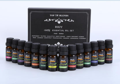 Aromatherapy Essential Oil Set – 14 reine Duftöle (je 10 ml)