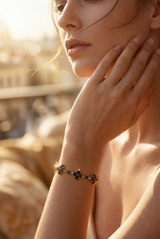 Kataluna - Emerald Bloom Bracelet