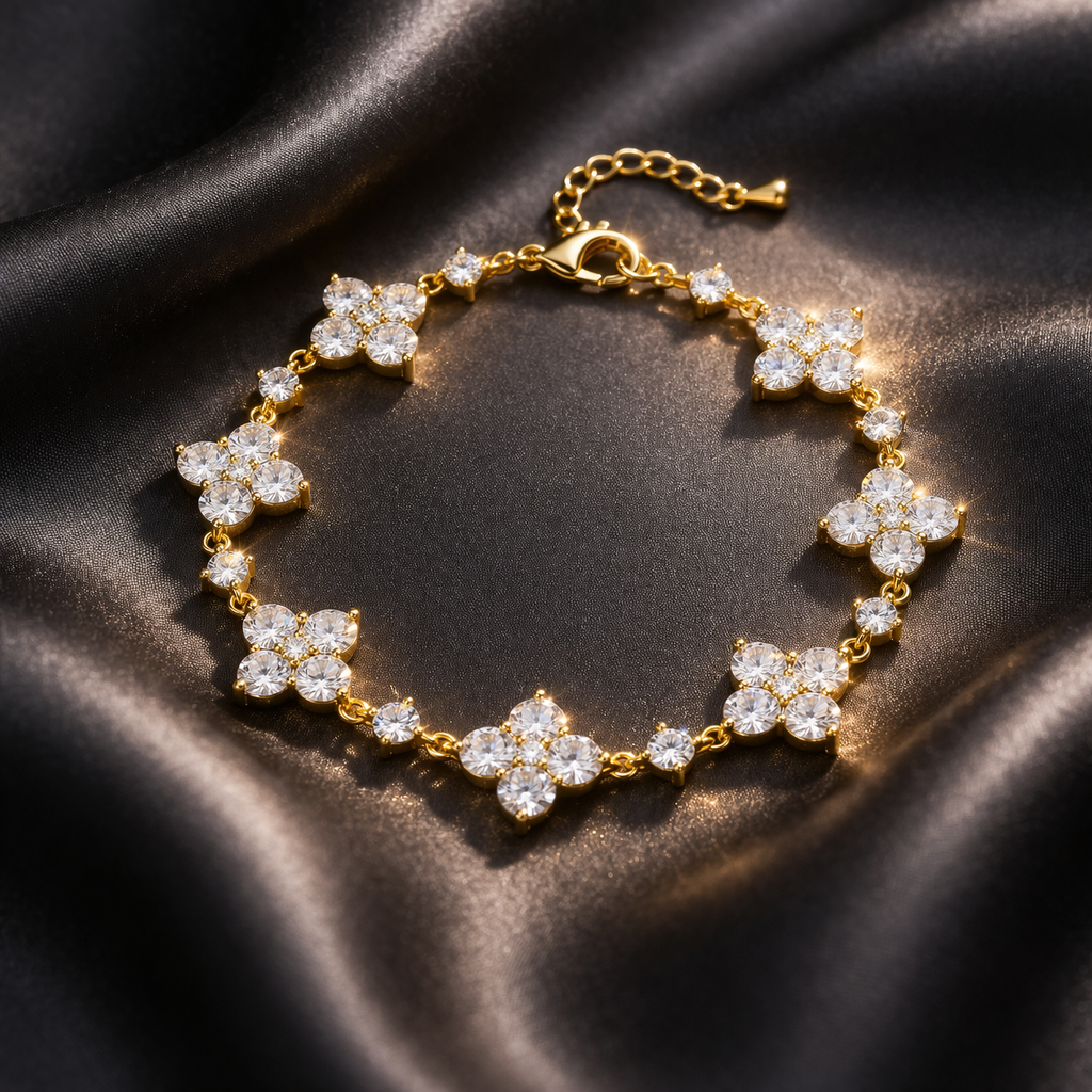 Emerald Bloom Bracelet