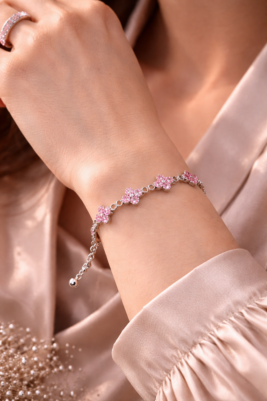 Emerald Bloom Bracelet